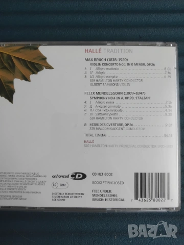 Halle Tradition Bruch Mendelssohn - оригинален диск музика, снимка 2 - CD дискове - 54092121