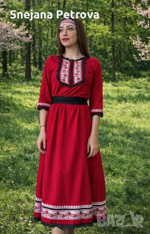 Рокли с фолклорни мотиви , снимка 13 - Детски рокли и поли - 54721232