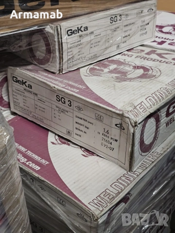 Заваръчна тел GEKA - SG 3 - 15 КГ !