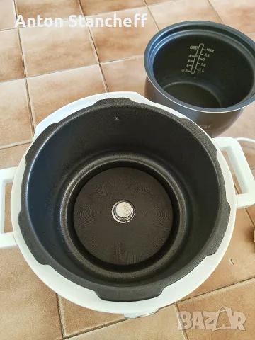 Мултикукър под налягане Tefal Turbo Cuisine (Отлично състояние с аксесоари), снимка 9 - Мултикукъри - 55546232