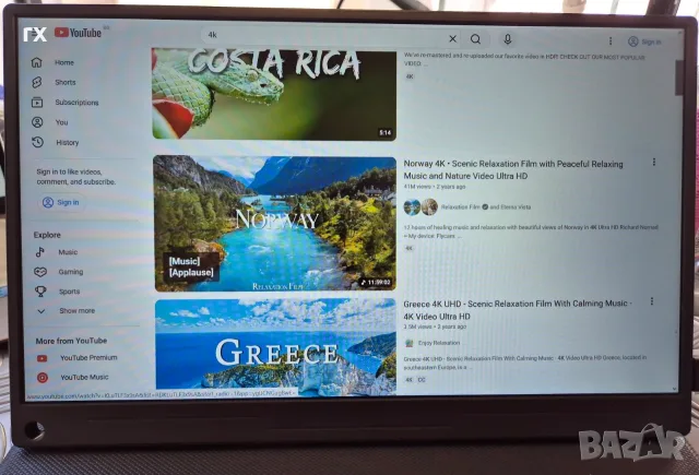 Преносим монитор 15.6" Full HD (USB-C / HDMI) + магнитен калъф, снимка 2 - Монитори - 55685367