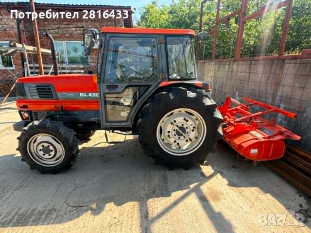 Трактор KUBOTA GL430 Климатик, снимка 5 - Селскостопанска техника - 54570170