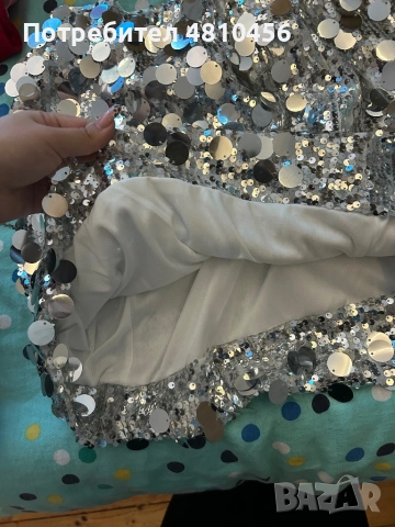 Дамска пола с пайети, снимка 2 - Поли - 54338094