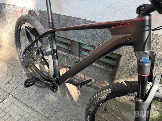 MTB Radon Jealous Full Carbon размер L / 20" супер олекотено ~9 кг, снимка 9 - Велосипеди - 55571071