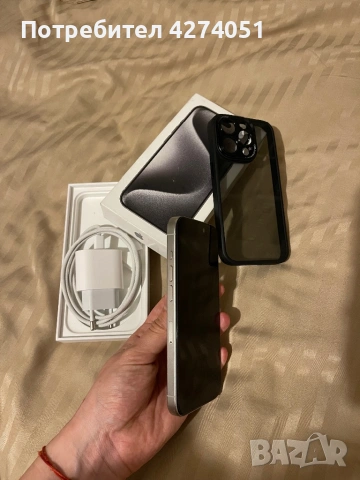 Apple Iphone 15 pro 128GB White Titanium, снимка 2 - Apple iPhone - 54037579