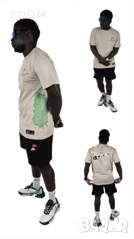 Nike Max 90 Graphic Tee 3D Мъжка тениска / T-shirt & Nike French terry Originals shorts, снимка 8 - Тениски - 54059827