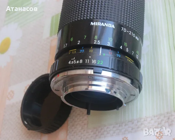 Miranda 70-210mm F4.5-5.6 MC Macro , снимка 7 - Обективи и филтри - 55319729