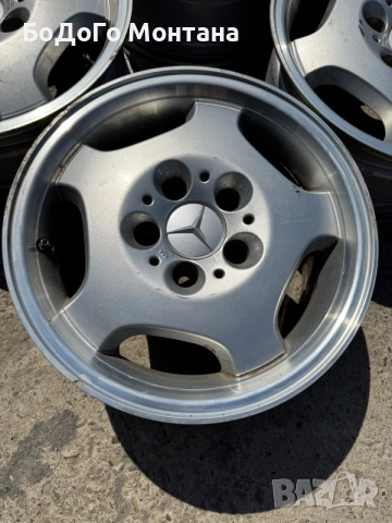 Оригинални алуминиеви джанти Mercedes C-class W203 / Ц-класа Мерцедес 15” - звезда, снимка 2 - Гуми и джанти - 55153242