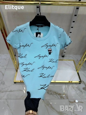 Премиум дамски тениски Karl Lagerfeld & HUGO, снимка 3 - Тениски - 54599517