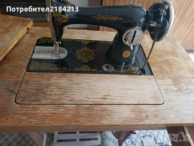 Старинна крачна шевна машина Union (Подолск 2-М, 1969 г.) , снимка 7 - Антикварни и старинни предмети - 55432056