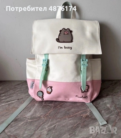 Детска раница pusheen, снимка 6 - Раници - 55163939