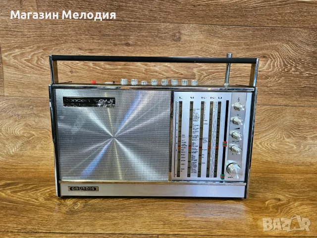 Радио Grundig Concert Boy N210 Automatic – Германска транзисторна класика, снимка 2 - Радиокасетофони, транзистори - 55528732