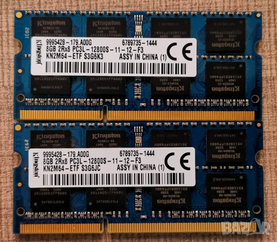 RAM SОDIMM памет 16Gb (2x 8Gb) DDR3L 1600Mhz CL11 1.35V
