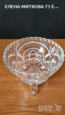 Кристална бонбониера на крачета, снимка 3 - Други - 54259112