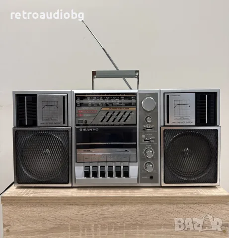 🔈Ретро радиокасетофон SANYO M 9835K - Boombox - профилактиран🔈