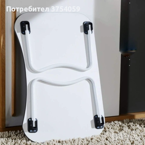 Мултифункционална сгъваема маса за лаптоп или хранене, с поставка за таблет и телефон, снимка 8 - Маси - 55162498