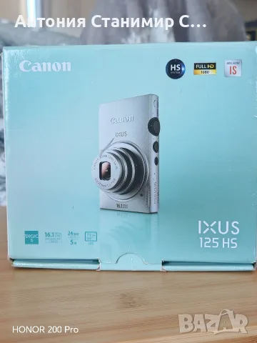 Canon ixus 125hs, снимка 10 - Фотоапарати - 55677508