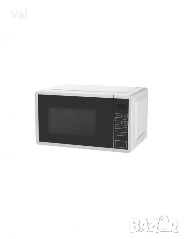 Микровълнова фурна, 700W, 20л., 5 степени на мощност, LED дисплей, Бял, снимка 3 - Микровълнови - 54759843