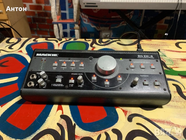 Mackie Big Knob Студио Контролер / Контролер за Мониторни Тонколони, снимка 2 - Ресийвъри, усилватели, смесителни пултове - 54434017