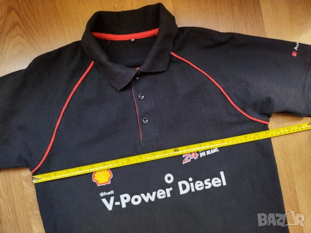 Audi Sport 24 Hours Le Mans Shel V-Power - мъжка тениска Ауди, снимка 10 - Тениски - 54013373