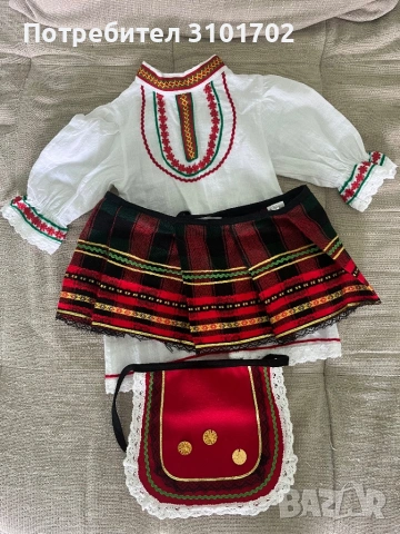 Народна носия за момиче 6-9 месеца