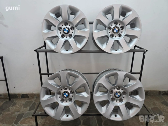 4бр 16ски джанти за BMW 5x120мм A161434, снимка 5 - Гуми и джанти - 54773650
