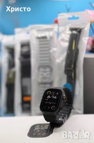 Смарт часовник Apple Watch Ultra 2, GPS, Cellular, Black Titanium Case 49 мм, Black Ocean Band , снимка 7 - Смарт часовници - 54921066