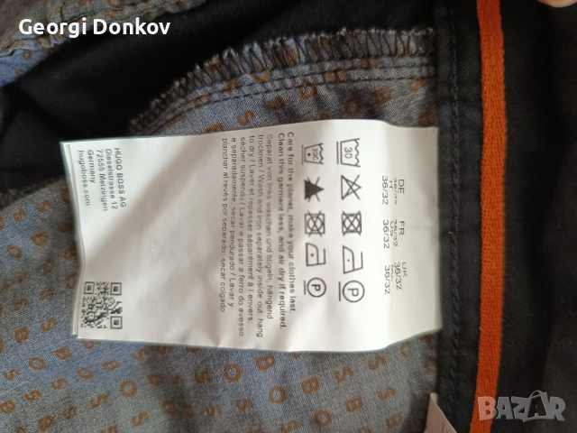 Оригинален мъжки панталон BOSS (Hugo Boss) , снимка 4 - Панталони - 55260320