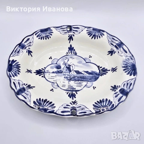 Декоративна чиния Делфт