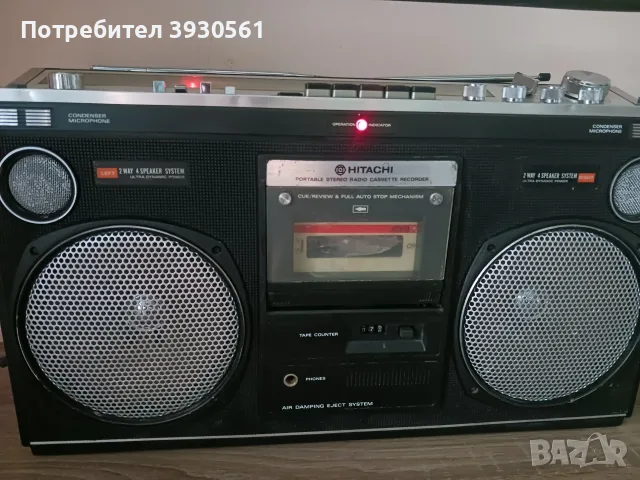 Радиокасетофон hitachi trk 8080e, снимка 3 - Радиокасетофони, транзистори - 55563080