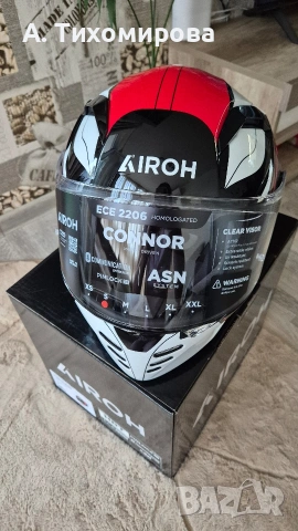 Каска за цялото лице AIROH Connor Dunk, снимка 6 - Други спортове - 54537682