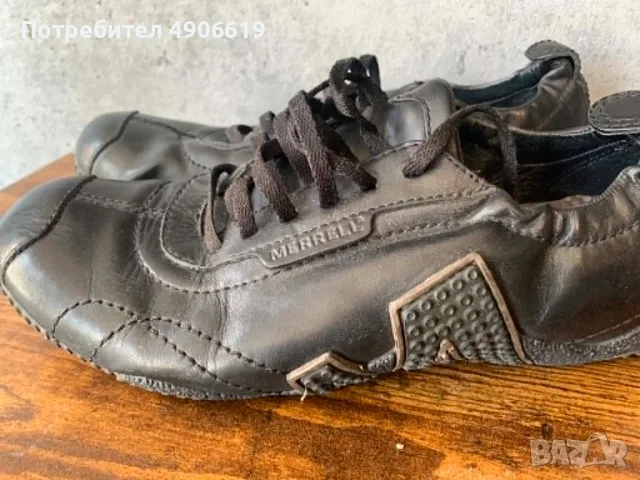 Кожени обувки/маратонки Merrell Relay Pass Black – № 43.5 / Като нови, снимка 12 - Спортно елегантни обувки - 55604712