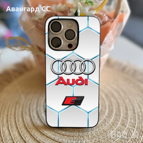 Силиконов Калъф за iPhone с лого Audi, снимка 2 - Калъфи, кейсове - 54611152