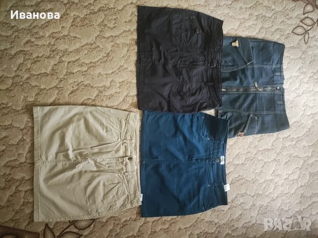 4 бр дънкови къси поли