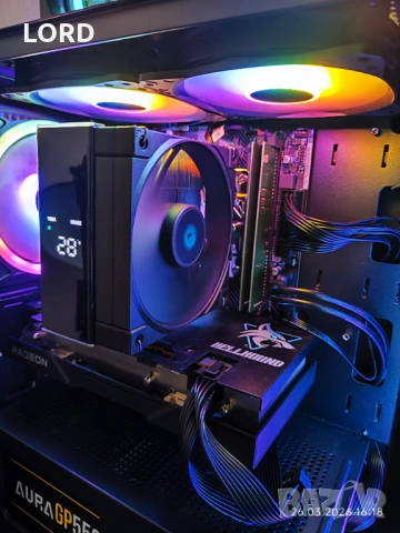 Геймърски i3 13100f, RX 6600 8GB, RAM 16GB DDR4 3200, снимка 3 - Геймърски - 53986721