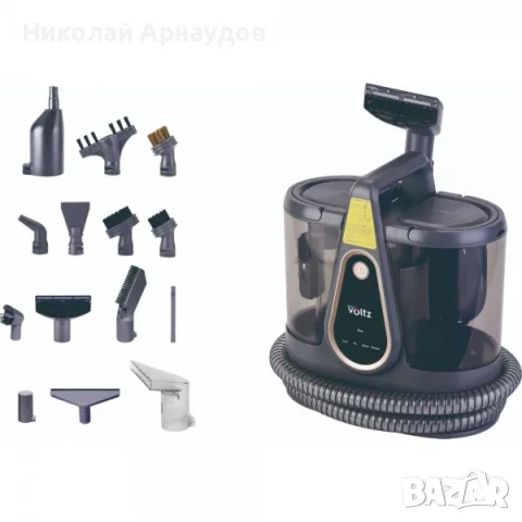 Прахосмукачка  Voltz OV51006A, 1750W, за килими и тапицерии, пара, дезинфекция с пара, 18 kPa,, снимка 3 - Прахосмукачки - 55618666