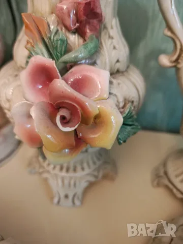 Capodimonte  порцеланов комплект стара ръчна изработка , снимка 13 - Декорация за дома - 55303678