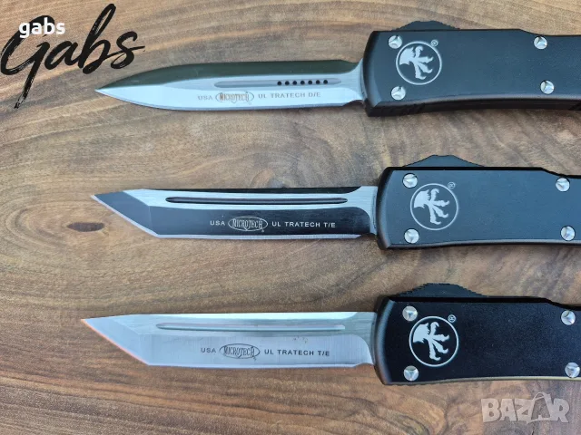Автоматичен нож MICROTECH Ultratech НОВ модел с текстилен калъф, снимка 4 - Ножове - 55624961