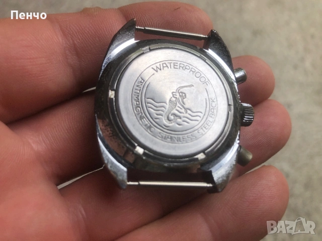 стар ръчен "RUHLA" CHRONOGRAF - MADE IN GDR, снимка 14 - Антикварни и старинни предмети - 50902348