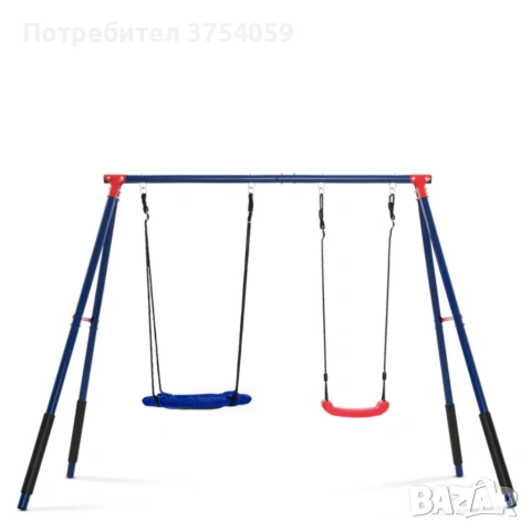 Комплект от 2 метални люлки FunZone - безкрайно забавление на двора, снимка 4 - Други стоки за дома - 55174771