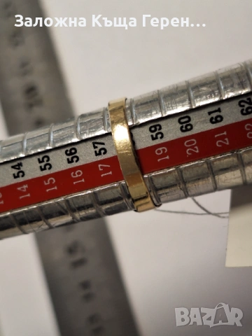 Златен пръстен 1,02гр., снимка 3 - Пръстени - 54178593