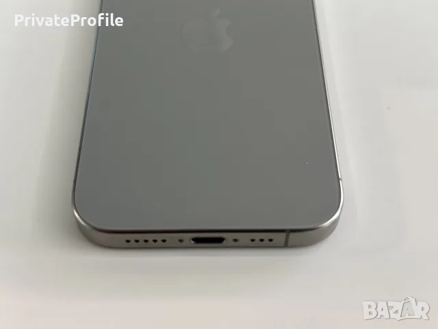 Перфектен! IPhone 15 Pro 128 Natural titanium , снимка 2 - Apple iPhone - 55511813