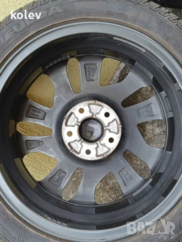 продавам комплект оригинални 17" джанти с гуми, снимка 4 - Гуми и джанти - 55559049