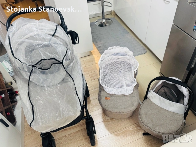 Бебешка количка 3в1 STAR FUEGO - NIO