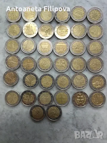 различни 2 еврови монети , снимка 2 - Колекции - 55345299