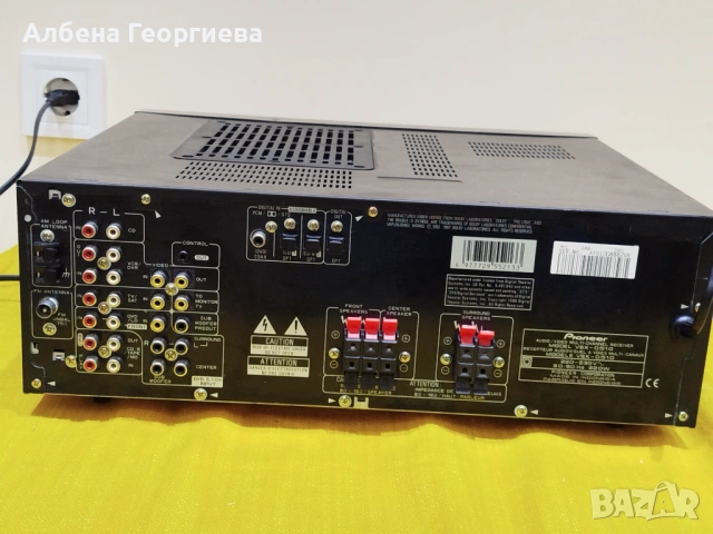 Усилвател PIONEER VSX - D 510, снимка 8 - Ресийвъри, усилватели, смесителни пултове - 54633029