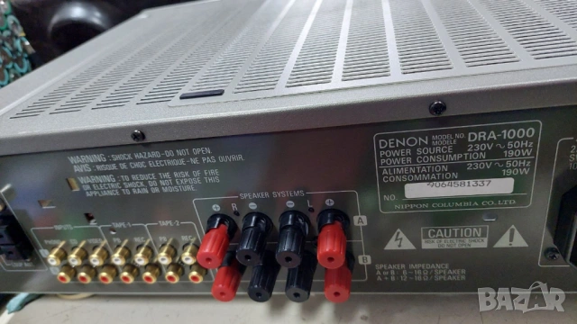 Усилвател Denon DRA-1000, снимка 7 - Ресийвъри, усилватели, смесителни пултове - 54352115