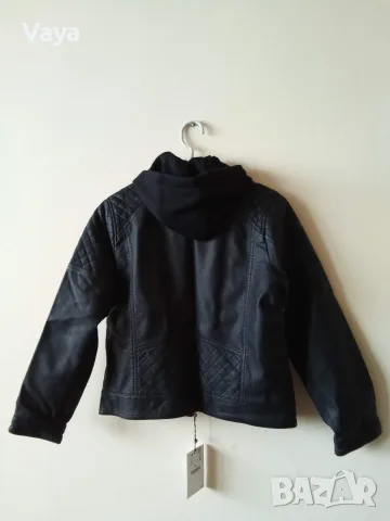 Детско кожено яке Zara, р-р 140, снимка 3 - Детски якета и елеци - 55354916