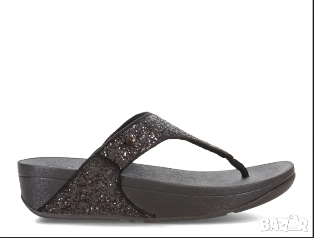 чехли Fitflop Lulu Glitter X03 Черни с блясък номер 39 , снимка 5 - Чехли - 54931690