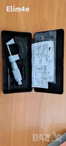 Микрометър 0-25mm/0.001m. Mitutoyo, снимка 2 - Измервателни инструменти - 55444678